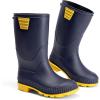 imageDREAM PAIRS Kids Rain Boots EasyOn Lightweight NonSlip Outsole for Boys ampamp Girls Outdoor Rainy Day PlayNavyYellow