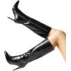 imageDREAM PAIRS Knee High Boots for Women Sexy Pointed Toe Stiletto High Heel Boots Fashion ampamp Classic Dress ShoesBlackstone