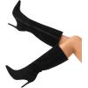imageDREAM PAIRS Knee High Boots for Women Sexy Pointed Toe Stiletto High Heel Boots Fashion ampamp Classic Dress ShoesBlacksuede