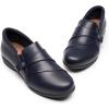 imageDREAM PAIRS Loafers for Women Slipon Dressy Comfortable Business Casual Work Office Faux Leather Loafer Shoes with Arch SupportNavy