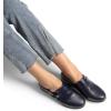 imageDREAM PAIRS Loafers for Women Slipon Dressy Comfortable Business Casual Work Office Faux Leather Loafer Shoes with Arch SupportNavy