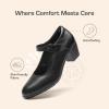 imageDREAM PAIRS Mary Jane Shoes Women Low Chunky Heels Closed Toe Pumps Comfortable Work Business Dress ShoesBlack