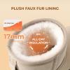 imageDREAM PAIRS Snow Boots for Women Genuine Suede Faux Fur Lining AntiSlip Warm Winter Booties Slip On Memory Foam Ankle Boots FuzzyClassic Low BootsSand