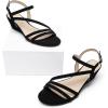 imageDREAM PAIRS Strappy Wrapped Dressy Wedge Sandals Comfortable Ankle Strap Open Toe Evening Dress Wedding Dance Summer ShoesBlacknubuck