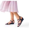 imageDREAM PAIRS Strappy Wrapped Dressy Wedge Sandals Comfortable Ankle Strap Open Toe Evening Dress Wedding Dance Summer ShoesNavysuede