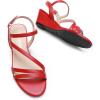 imageDREAM PAIRS Strappy Wrapped Dressy Wedge Sandals Comfortable Ankle Strap Open Toe Evening Dress Wedding Dance Summer ShoesRedpu
