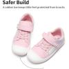 imageDREAM PAIRS Toddler Boys Girls Sneakers Casual Lightweight Kids Storybook Walking Skate ShoesRainbowPink