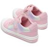 imageDREAM PAIRS Toddler Boys Girls Sneakers Casual Lightweight Kids Storybook Walking Skate ShoesRainbowPink