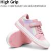 imageDREAM PAIRS Toddler Boys Girls Sneakers Casual Lightweight Kids Storybook Walking Skate ShoesRainbowPink