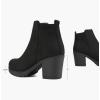 imageDREAM PAIRS Womens Ankle Boots Chunky Heel Platform Fall Heeled Short Booties ShoesBlack
