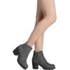 imageDREAM PAIRS Womens Ankle Boots Chunky Heel Platform Fall Heeled Short Booties ShoesGrey