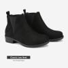 imageDREAM PAIRS Womens Ankle Boots Chunky Low Heel Chelsea Booties Slip On Elastic Fall Short BootsBlack