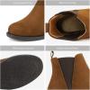 imageDREAM PAIRS Womens Ankle Boots Chunky Low Heel Chelsea Booties Slip On Elastic Fall Short BootsCamel