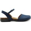 imageDREAM PAIRS Womens Closed Toe Sandals Arch Support Comfort Cork Footbed Flat Sandals Summer ShoesNavy