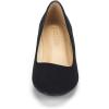 imageDREAM PAIRS Womens Debbie Mid Wedge Heel Pump ShoesBlackSuede