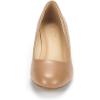imageDREAM PAIRS Womens Debbie Mid Wedge Heel Pump ShoesNudePu