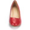 imageDREAM PAIRS Womens Debbie Mid Wedge Heel Pump ShoesRedPu