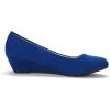 imageDREAM PAIRS Womens Debbie Mid Wedge Heel Pump ShoesRoyalBlue