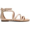 imageDREAM PAIRS Womens Dressy Gladiator Summer Cross Strappy Sandals Comfort Flat Casual Beach Fisherman Thong sandalsNude