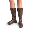 imageDREAM PAIRS Womens Faux Fur Knee High Boot Round Toe Fall Winter BootsBrown