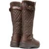 imageDREAM PAIRS Womens Faux Fur Knee High Boot Round Toe Fall Winter BootsBrown