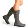 imageDREAM PAIRS Womens Faux Fur Knee High Boot Round Toe Fall Winter BootsGrey