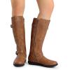 imageDREAM PAIRS Womens Faux FurLined Knee High Winter Boots Fall Tall BootsCamel