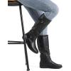imageDREAM PAIRS Womens Faux FurLined Knee High Winter Boots Fall Tall BootsClassic Black