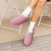 imageDREAM PAIRS Womens Fuzzy Cozy Slippers Genuine Suede Indoor Outdoor Fluffy Home Comfy Winter Slip On Cute Warm Memory Foam Furry Shoes FuzzyEasyPink