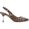 imageDREAM PAIRS Womens Heels Slingback Stiletto Pumps Shoes Pointed Closed Toe Kitten Heels Dress Bridal Elegant Wedding Sexy PartyLeopardsuede