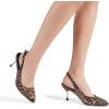 imageDREAM PAIRS Womens Heels Slingback Stiletto Pumps Shoes Pointed Closed Toe Kitten Heels Dress Bridal Elegant Wedding Sexy PartyLeopardsuede