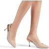 imageDREAM PAIRS Womens Heels Slingback Stiletto Pumps Shoes Pointed Closed Toe Kitten Heels Dress Bridal Elegant Wedding Sexy PartyNudesnake