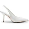 imageDREAM PAIRS Womens Heels Slingback Stiletto Pumps Shoes Pointed Closed Toe Kitten Heels Dress Bridal Elegant Wedding Sexy PartyWhitepu