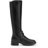 imageDREAM PAIRS Womens Knee High Boots Buckle Riding BootsBlacku