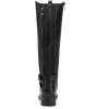imageDREAM PAIRS Womens Knee High Boots Buckle Riding BootsBlacku