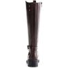 imageDREAM PAIRS Womens Knee High Boots Buckle Riding BootsBrown1