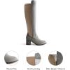 imageDREAM PAIRS Womens Knee High Stretchy Fashion BootsLightGrey