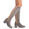 imageDREAM PAIRS Womens Knee High Stretchy Fashion BootsLightGrey