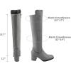 imageDREAM PAIRS Womens Knee High Stretchy Fashion BootsLightGrey