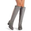 imageDREAM PAIRS Womens Knee High Stretchy Fashion BootsLightGrey