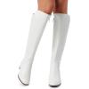 imageDREAM PAIRS Womens Knee High Stretchy Fashion BootsWhite