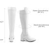 imageDREAM PAIRS Womens Knee High Stretchy Fashion BootsWhite