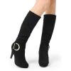 imageDREAM PAIRS Womens KneeHigh Stiletto Boots Black Fashion ampamp Classic Dress BootsParisblack