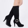 imageDREAM PAIRS Womens KneeHigh Stiletto Boots Black Fashion ampamp Classic Dress BootsParisblack