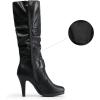 imageDREAM PAIRS Womens KneeHigh Stiletto Boots Black Fashion ampamp Classic Dress BootsParisblack Pu