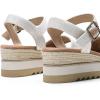 imageDREAM PAIRS Womens Open Toe Buckle Ankle Strap Espadrille Platform Wedge SandalsNaturalcanvas