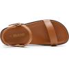 imageDREAM PAIRS Womens Open Toe Flat Sandals Cute One Band Comfort Arch Support SandalsBrown