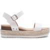 imageDREAM PAIRS Womens Platform Espadrilles Wedge Sandals Comfortable Open Toe One Band Sandals for Women Dressy Casual SummerWhite