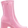 imageDREAM PAIRS Womens Platform Gogo Ankle Boots High Chunky Block Heel Square Toe Booties ShoesPink