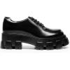 imageDREAM PAIRS Womens Platform Oxford Chunky Lace Up Lug Sole Comfort Business Work Dress ShoesBlackpat
